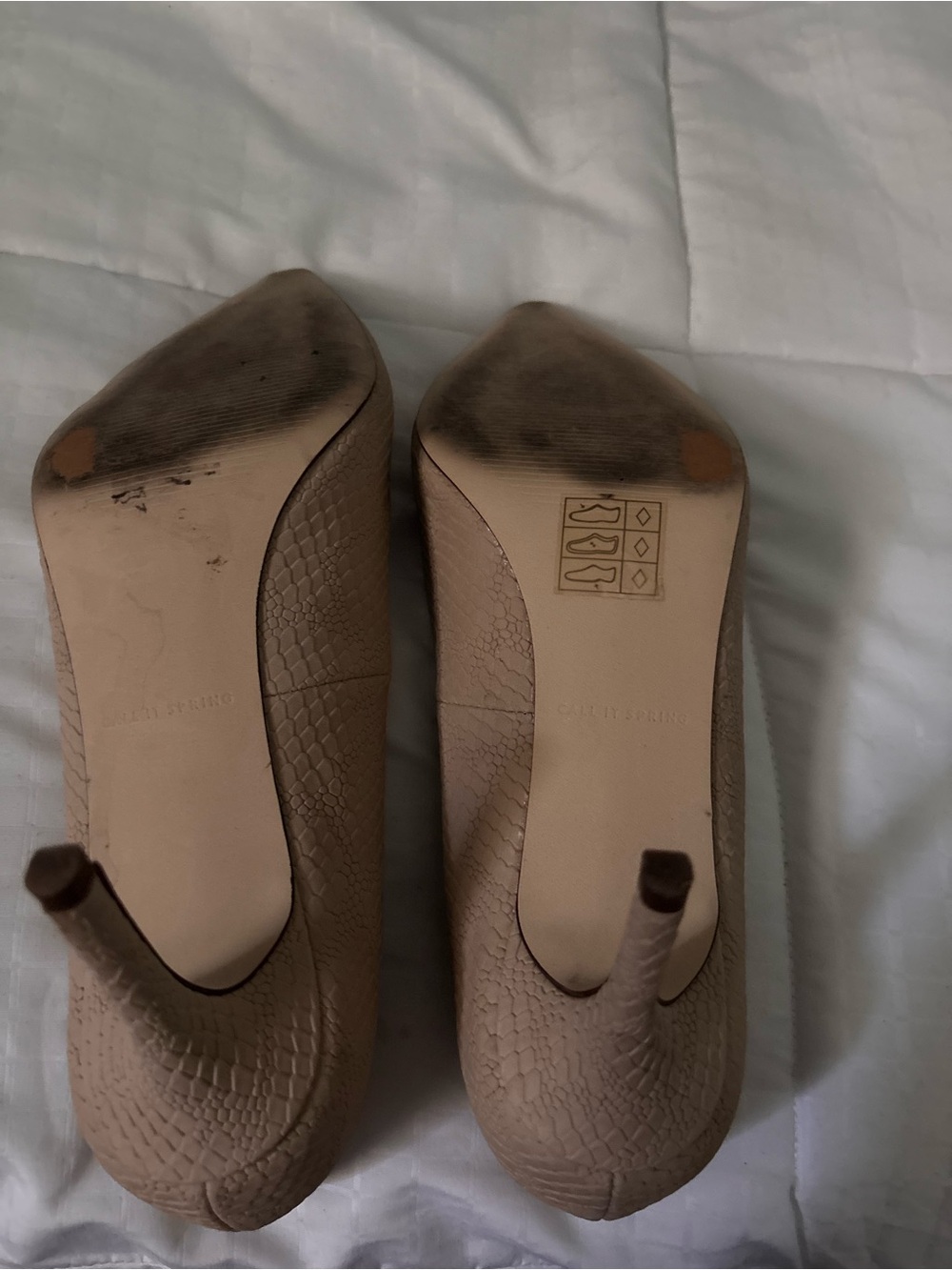 Call It Spring Beige Pointed-Toe Pumps - Picture 9 of 10